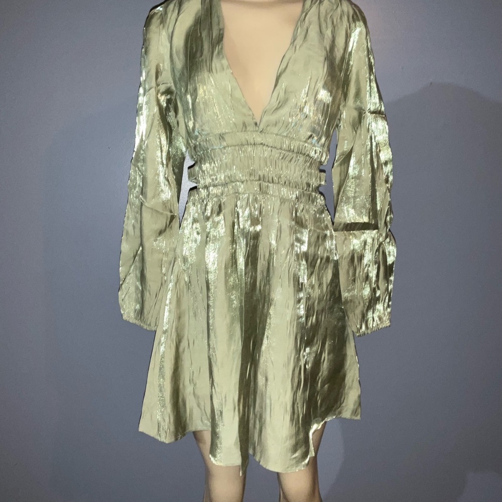 Shiny Metallic Dress